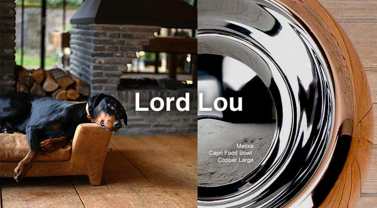 Королевский шик от Lord Lou: диваны для питомцев и коллекция стильных мисок