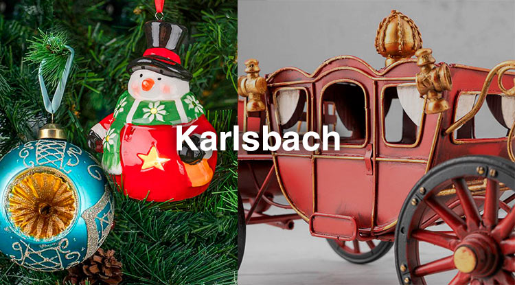 Время задуматься о новогоднем декоре - новинки ёлочных игрушек и фигурок от Karlsbach