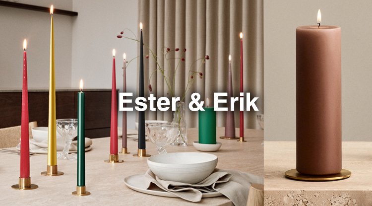 Ester & Erik - семейная компания из Дании - любовь и свечи ручной работы