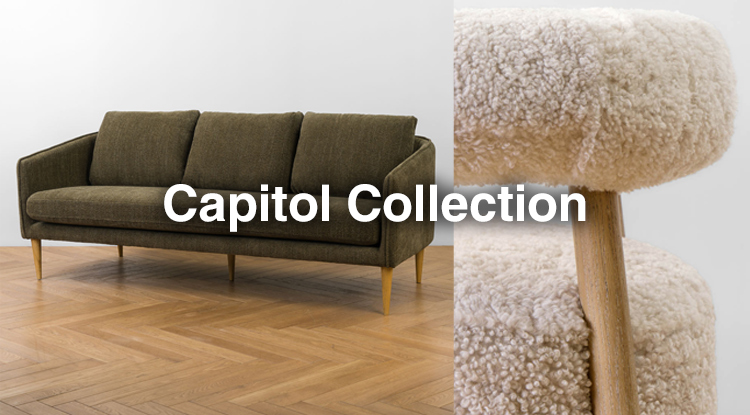 Новые модели и материалы в мебели с особым характером от бренда Capitol Collection