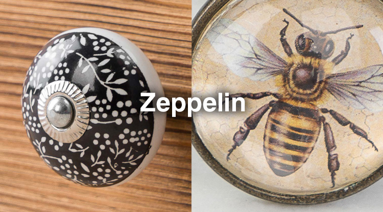 Zeppelin - грандиозное поступление мебельных ручек на любой вкус и цвет