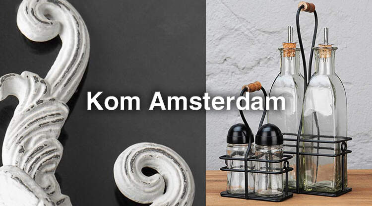 Важные мелочи от Kom Amsterdam: кухонные наборы для специй, уксуса и масла, винтажные крючки