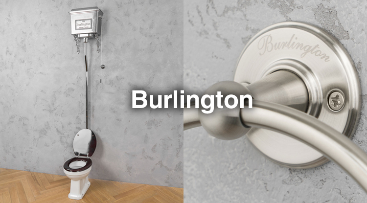 Цвет матового никеля в новинках аксессуаров для ванной и туалетных комнат от Burlington