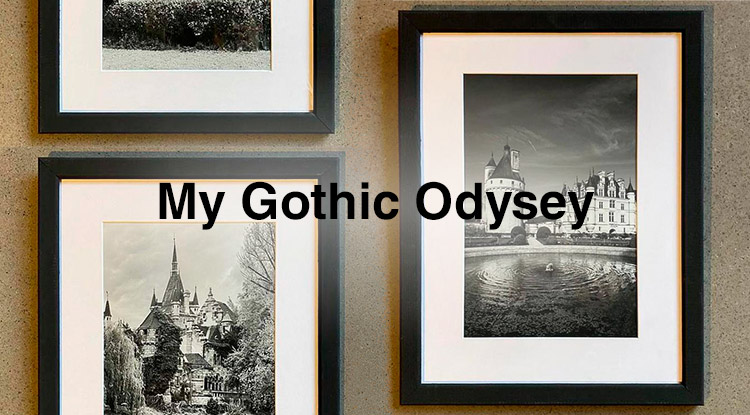 Серия фотографий готических европейских замков уже на стенах наших магазинов