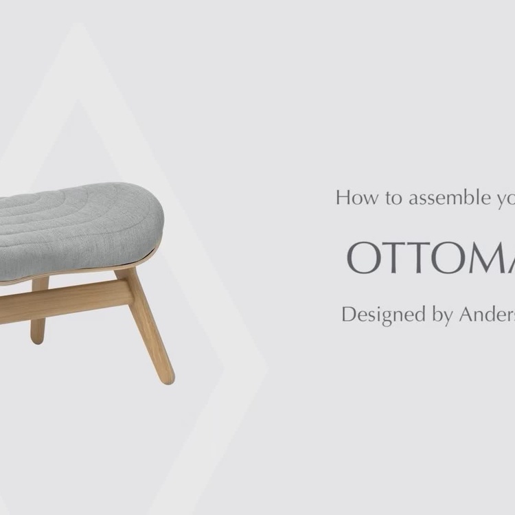 Банкетка Разговор, светлый дуб A Conversation Piece Ottoman, Oak