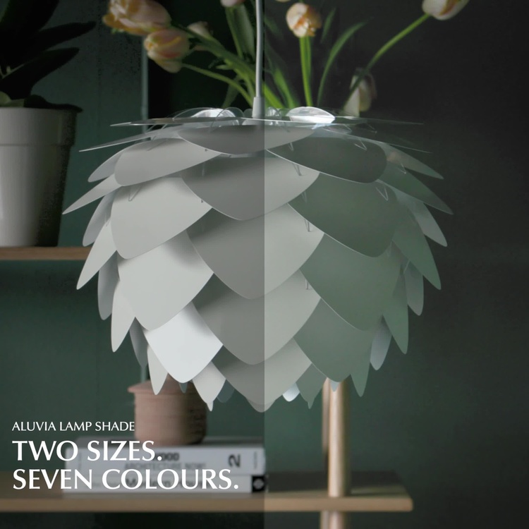 Подвесной светильник Алювия на белом проводе, S Aluvia Hanging Lamp With White Cord Mini