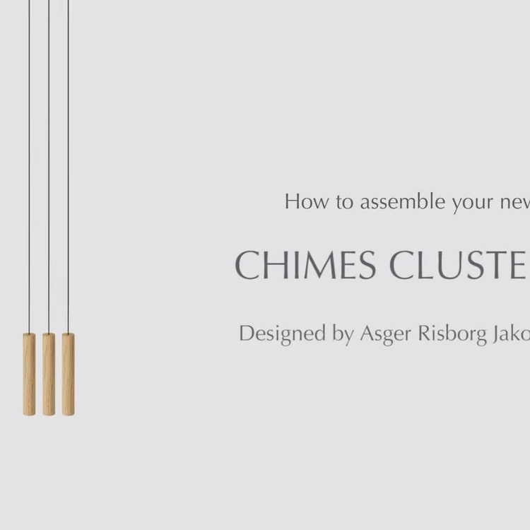 Длинный светодиодный подвесной светильник Колокольчики Chimes Tall Hanging Lamp