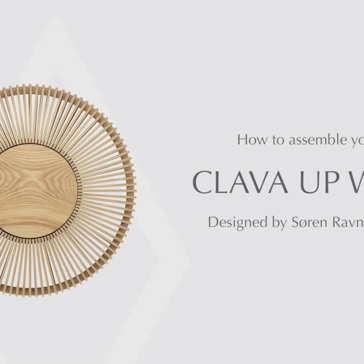 Бра Клейва Ап Вуд, M Clava Up Wood Medium