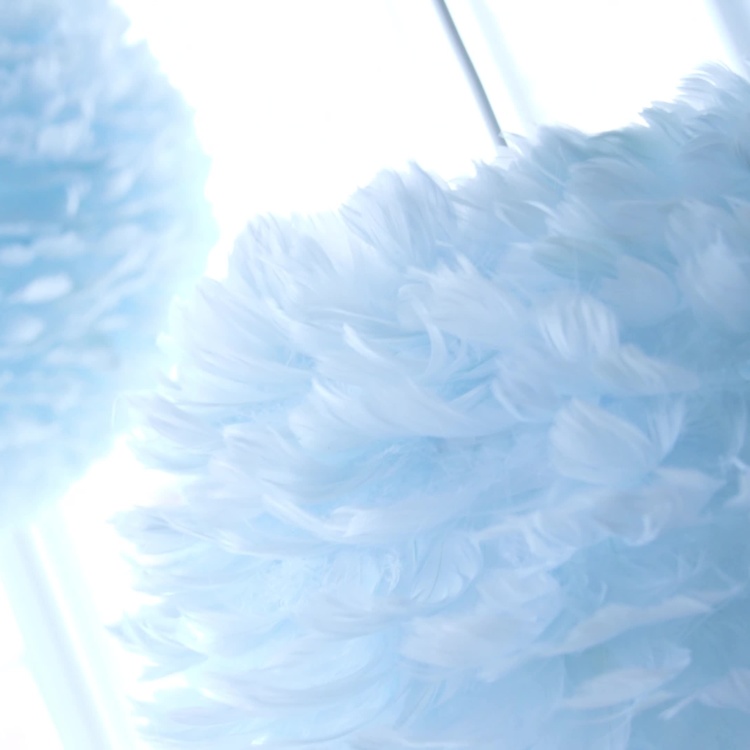 Подвесной светильник Эос на белом проводе, M Eos Hanging Lamp With White Cord Medium