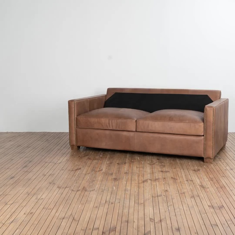 Раскладной двухместный кожаный диван-кровать Виконт Уильям Viscount William 2 Sleeper Leather