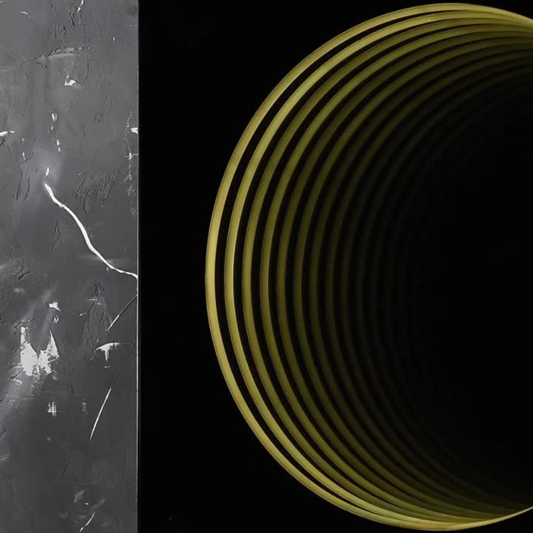 Арт-объект с подсветкой Чёрная дыра Void Wall Art