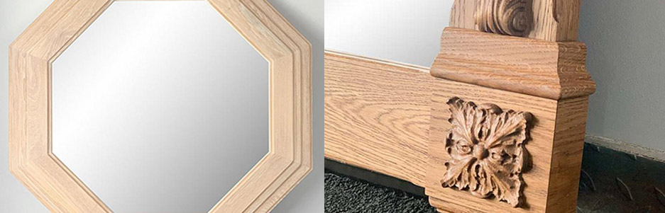 Зеркала Topwood - традиционные столярные технологии и роскошные дубовые рамы