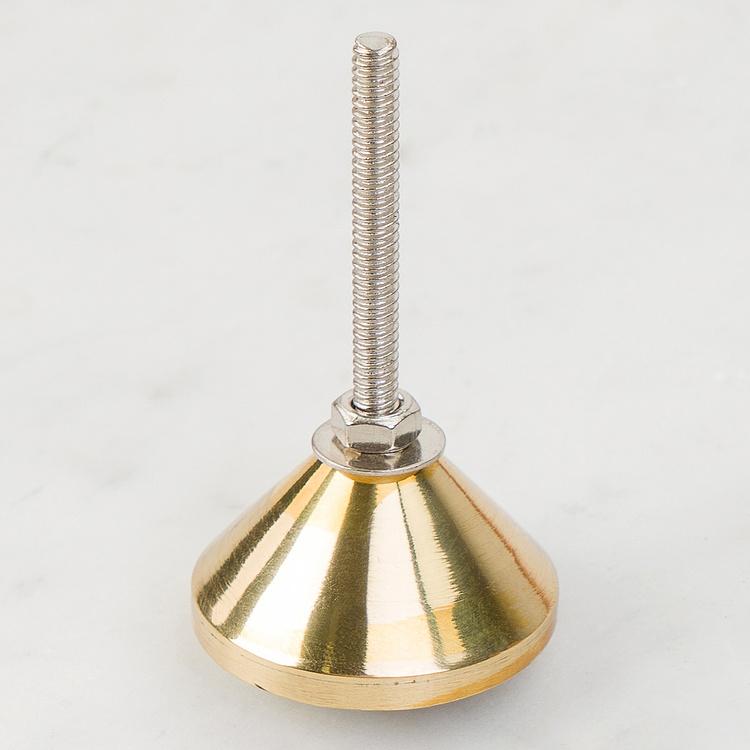 Мебельная ручка с перламутровой инкрустацией Ар-деко Art Deco Solid Brass Pearl Knob