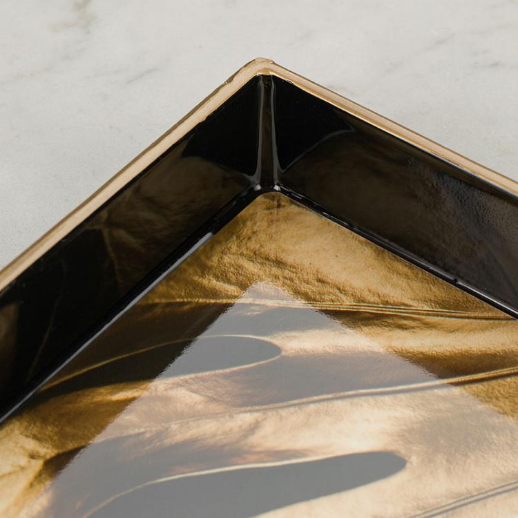 Поднос Золотая монстера Golden Monstera Tray