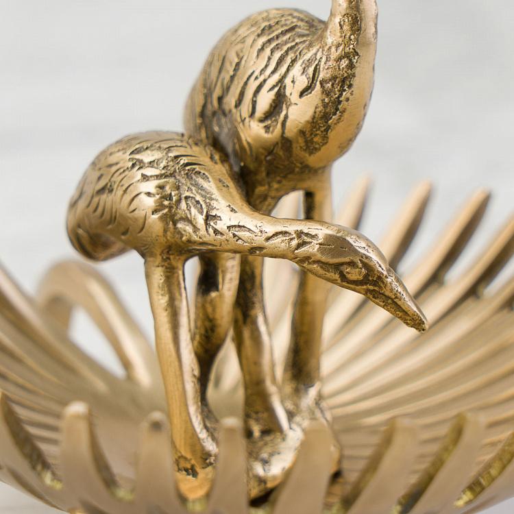 Подставка для мелочей и украшений Птицы на листке Leaf With Birds Trinket Tray