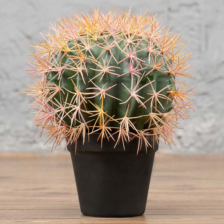 Искусственный кактус Баррель 27 см Barrel Cactus 27 cm