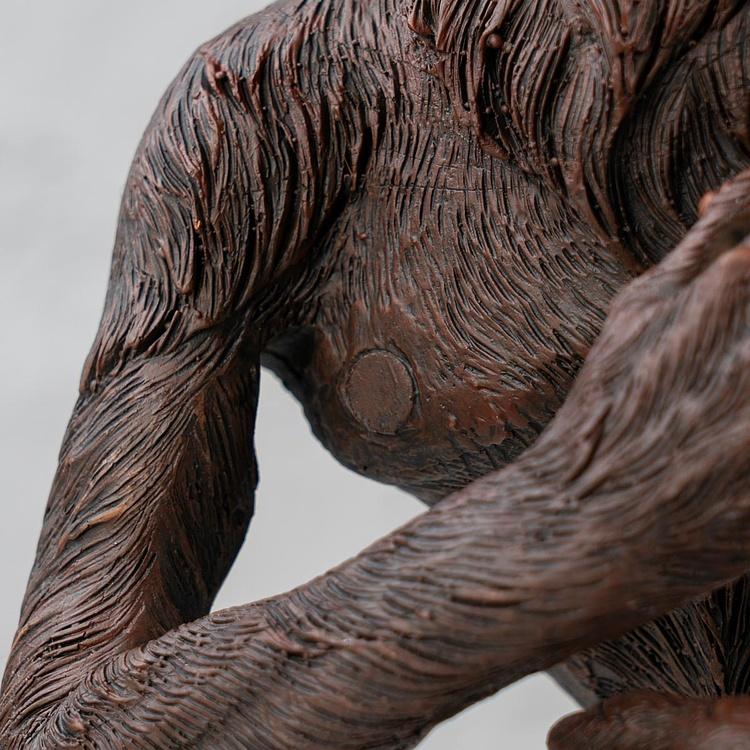 Настольная лампа Обезьянка, держащая абажур Table Lamp With Monkey Holding Shade