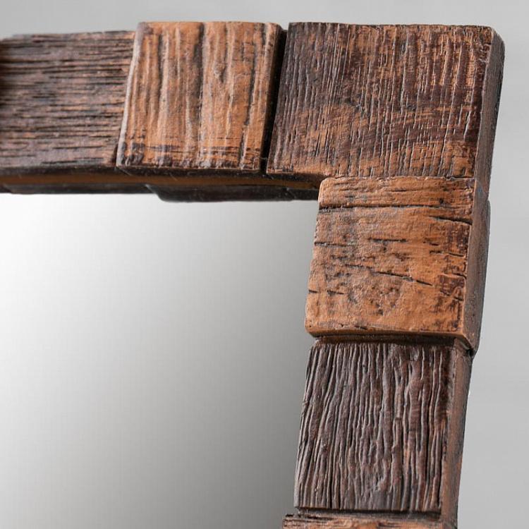 Зеркало с имитацией дерева на раме Wood Imitation Edge Mirror