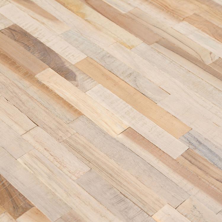 Обеденный складной тиковый стол Маркет Market Folding Dining Table Recycled Teak