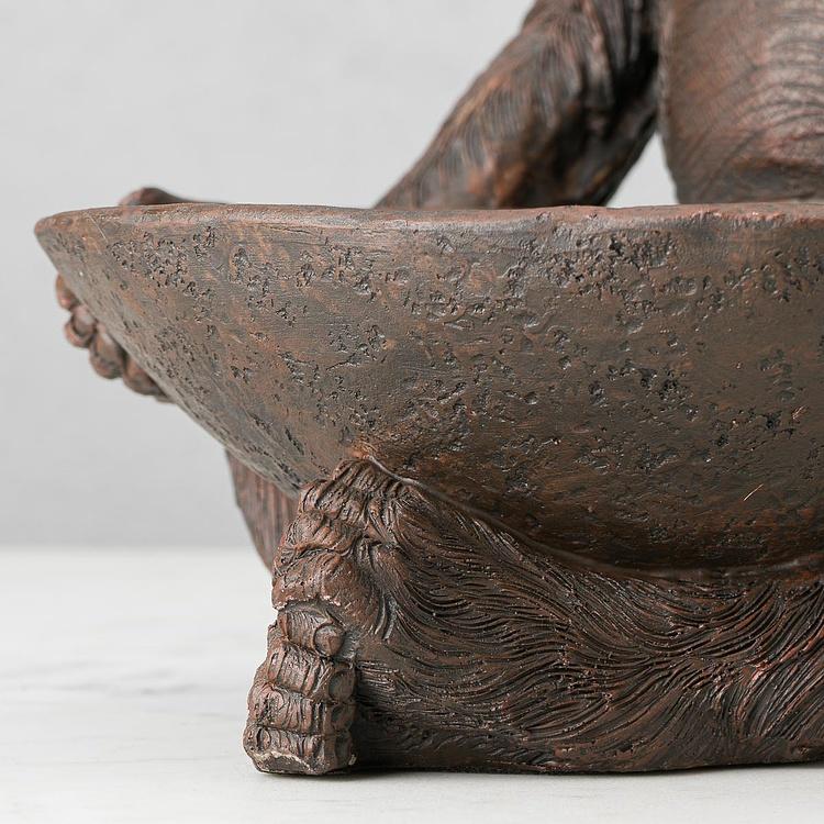 Настольная лампа с абажуром Обезьяна с блюдом Monkey Tray Lamp With Shade