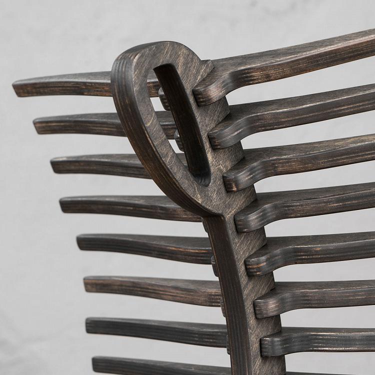 Тёмный стул Скелетон Skeleton Chair Dark Oil