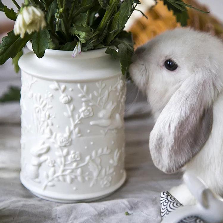 Ёмкость для хранения цвета слоновой кости Сказочный сад Pot Fairy Garden Ivory