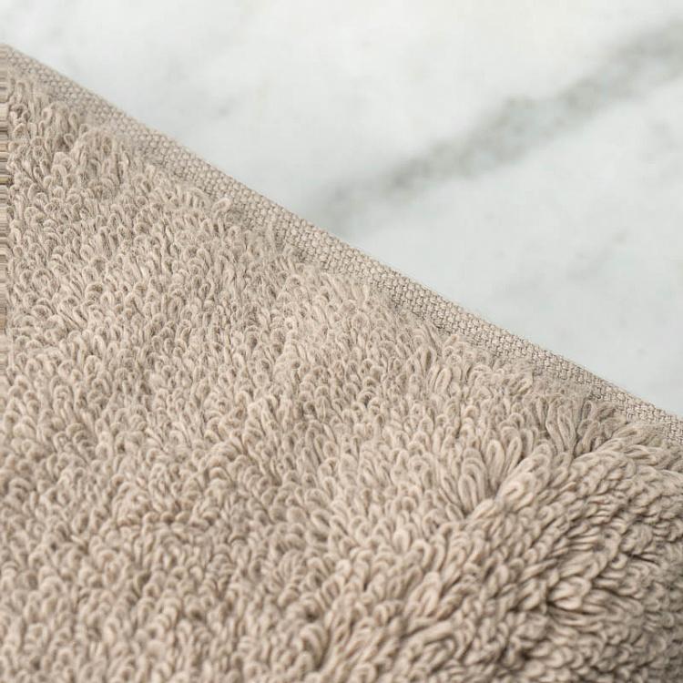 Дымчато-бежевое махровое полотенце-салфетка Олимпия 30x40 см Olympia Washcloth Towel Vapour 30x40 cm