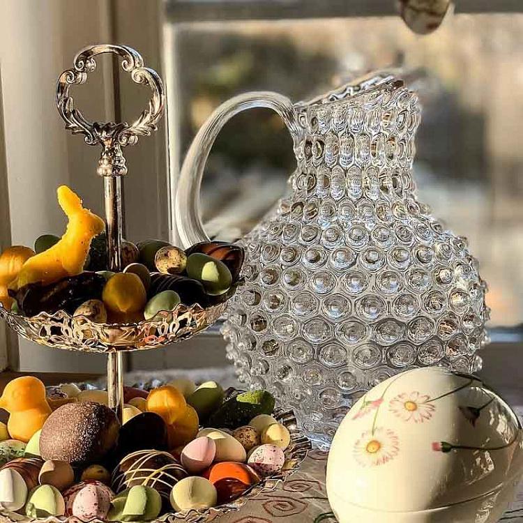 Прозрачный кувшин Диамант, L Pitcher Hobnail Clear Large
