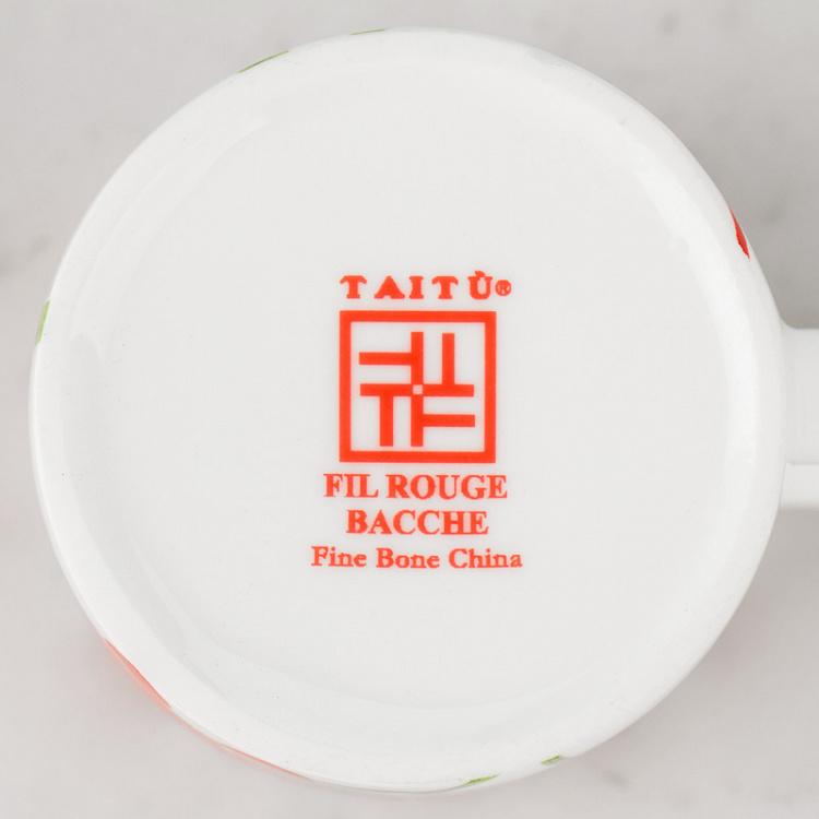 Кофейная пара Красная нить ягоды Fil Rouge Bacche Coffee Cup And Saucer