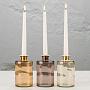 Набор из 3-х подсвечников Set Of 3 Candle Holder Bottles