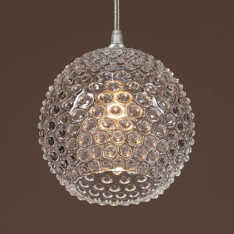 Подвесной светильник Даймонд из прозрачного стекла Diamond Tip Hanging Lamp Clear Glass