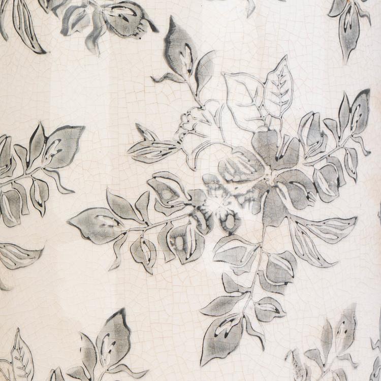 Ваза с узором из цветов, L Flower Vase Large Blue