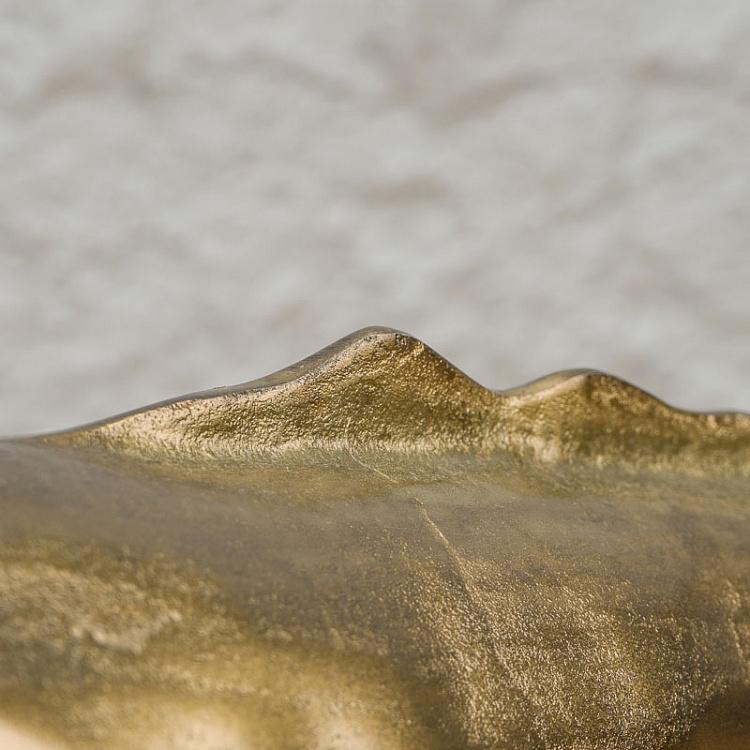 Золотая статуэтка Кит Decorative Object Whale Gold