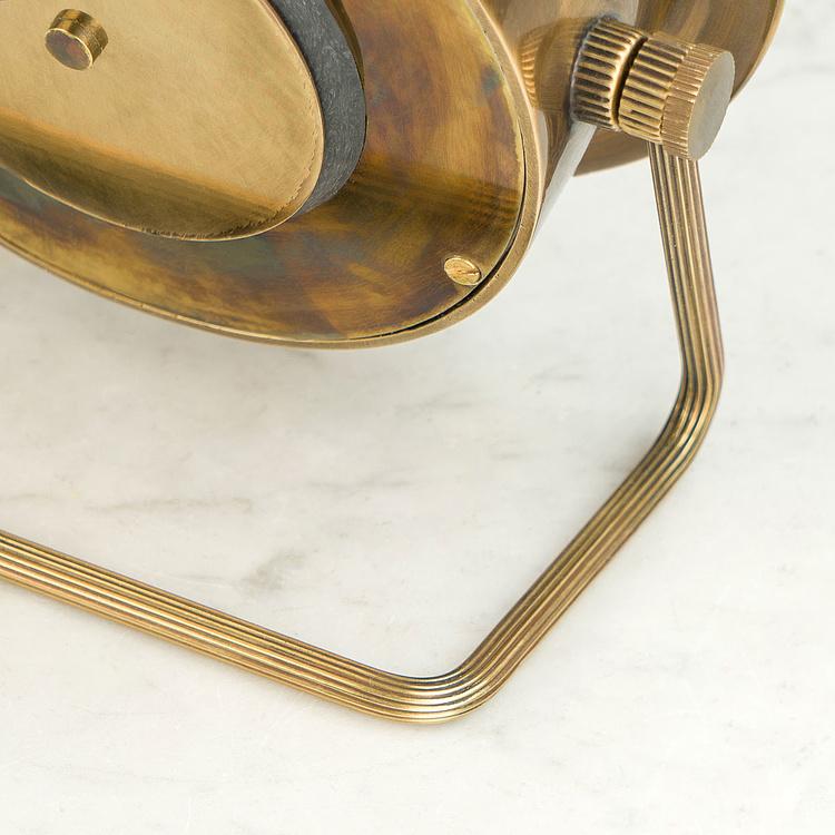 Круглые настольные часы на подставке Round Table Clock