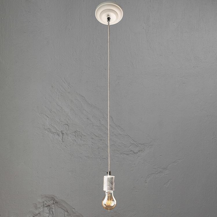 Подвесной светильник Зигзаг Metal Pendant Douille Zig Zag Pattern