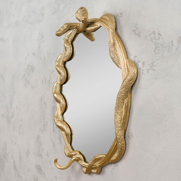 Настенное зеркало Каа Kaa Mirror Gold