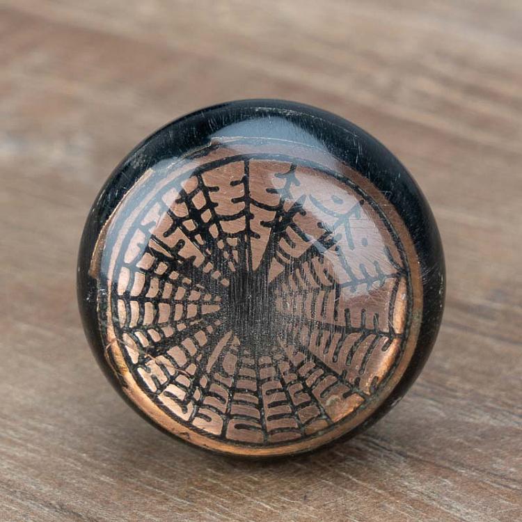 Мебельная ручка-кнопка Паутина Web Knob