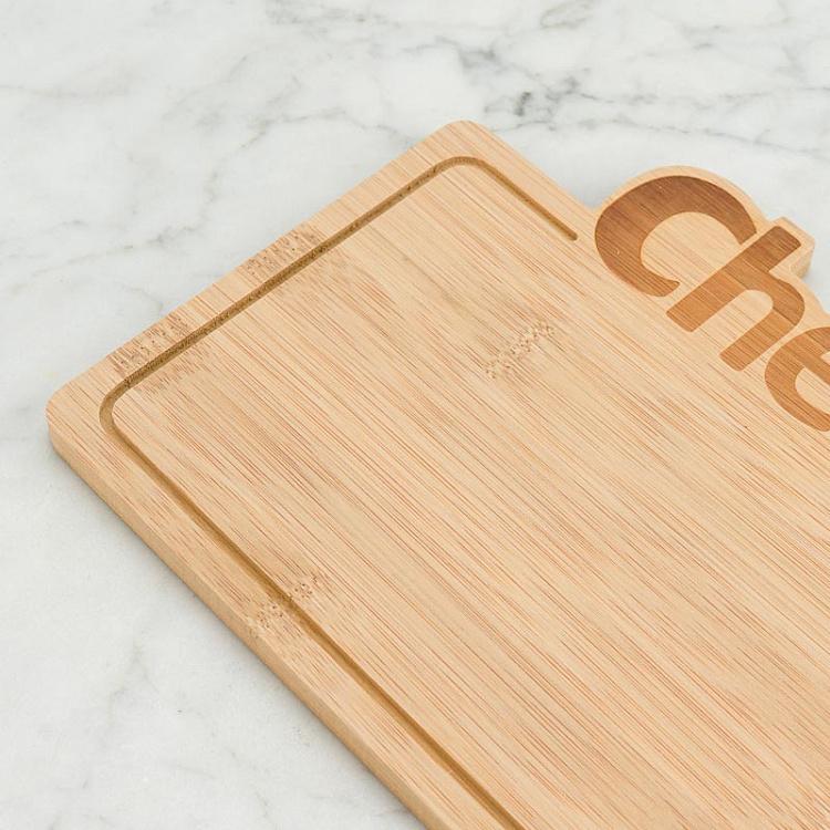 Сервировочная доска из бамбука Сыр Cheese Bamboo Tray
