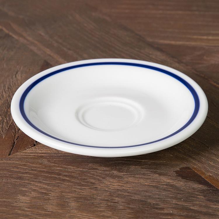 Кофейная пара Синяя полоска Filo Blue Coffee Cup And Saucer