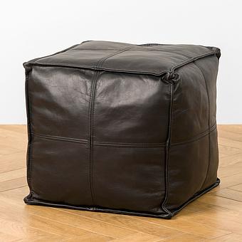 Пуфик Marceau Footstool натуральная кожа Black Marceau