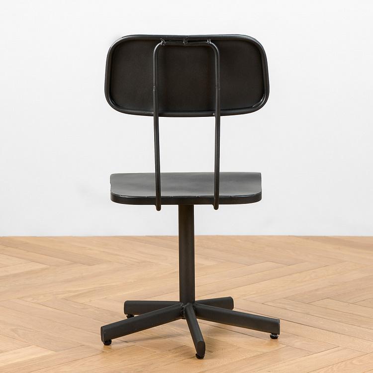 Чёрный крутящийся стул Black Swivel Chair