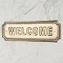 Табличка Brass Sign Welcome
