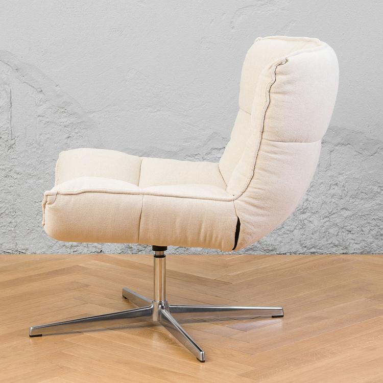 Рабочее кресло Центр, серебристый металл Center Swivel Office Chair, Silver Metal Base RM