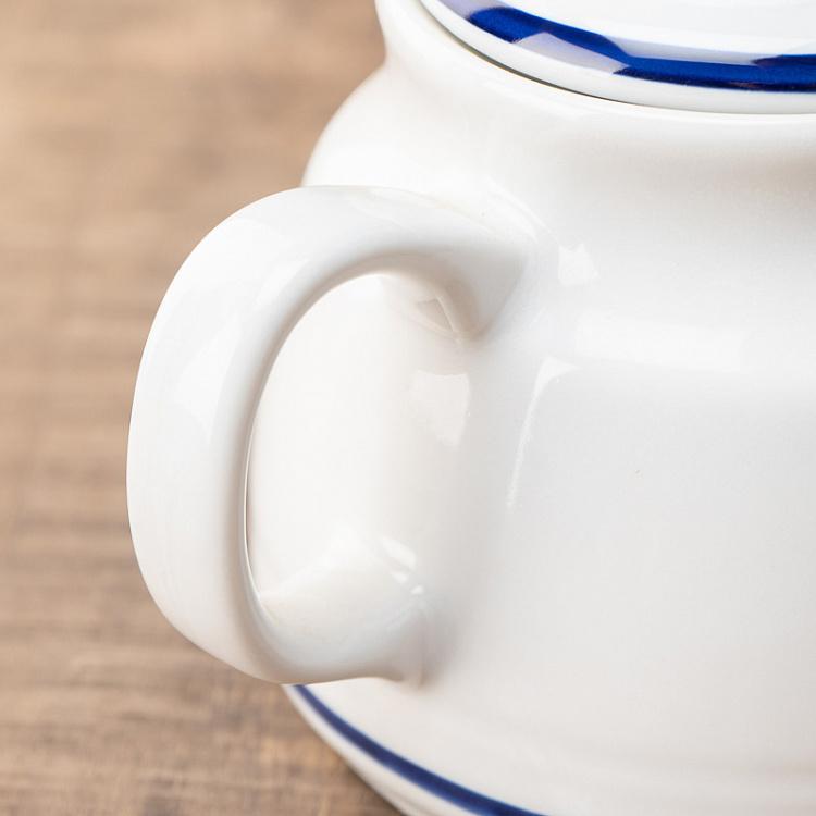 Чайник из серии Синяя полоска Filo Blue Teapot