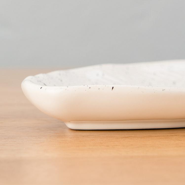 Длинное сервировочное блюдо-лист Зельда, L Zelda Plate Leaf Elongated Large