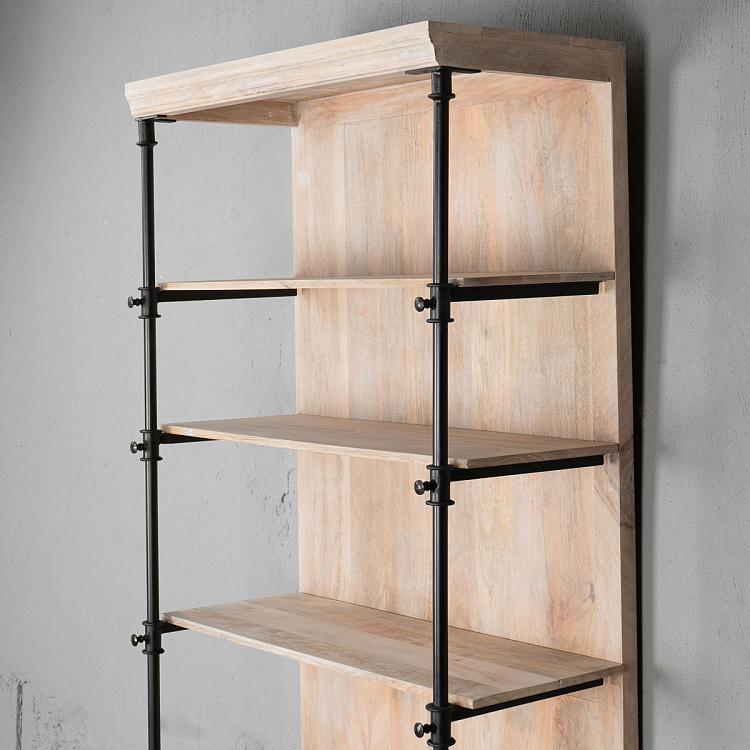 Стеллаж Карно Carnot Iron And Wood Shelf