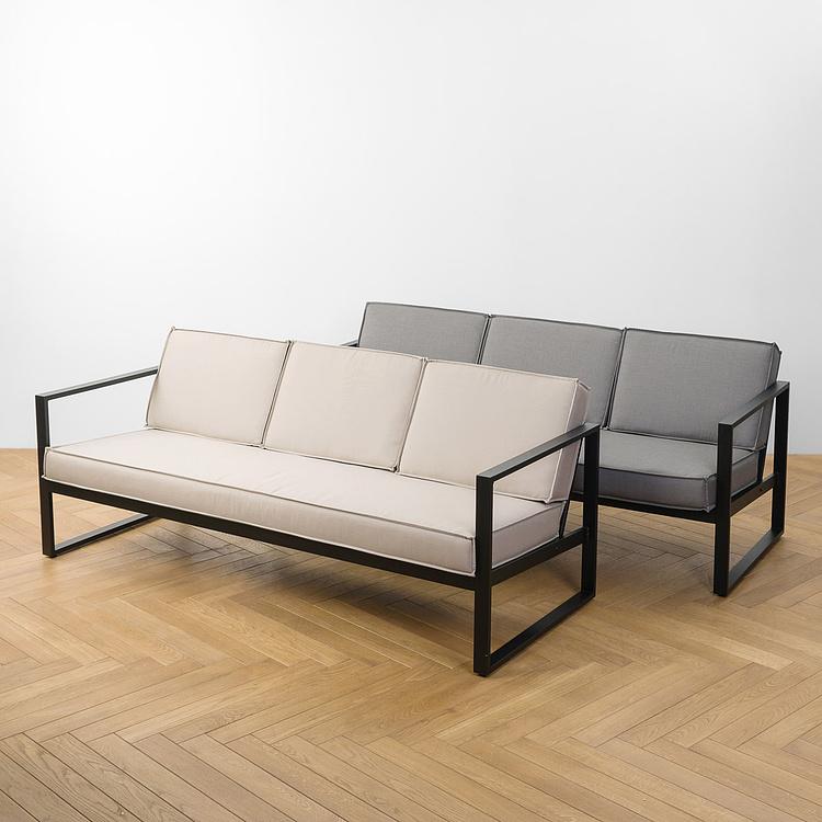 Трёхместный садовый диван Этика Ethic 3 Seater, Black