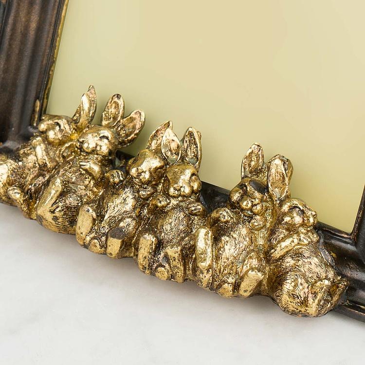 Рамка для фото Золотистые кролики 6 Golden Rabbits Photo Frame