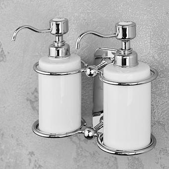 Double Soap Dispenser Chrome