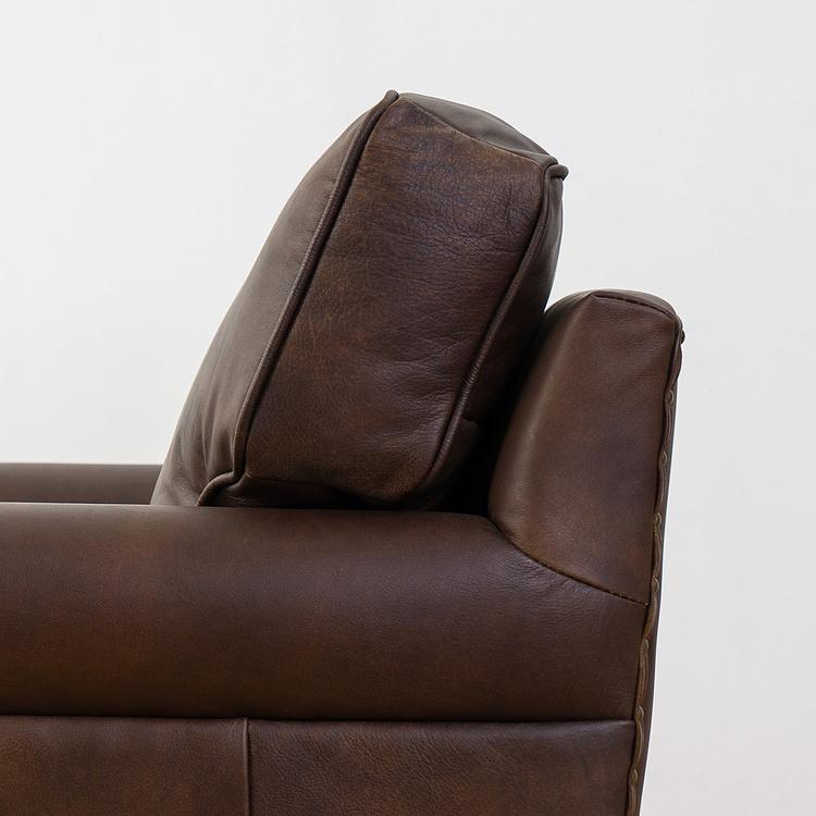 Кресло Джон, красно-коричневые ножки John Armchair, Red Brown Wood D